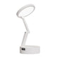 White LED desk lamp with adjustable arm on a white background