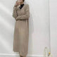Autumn Winter Knitted V-neck Long Sweater Dress - EX-STOCK Canada