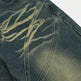 Washing Indentation Denim Bootcut Jeans Pants Men - EX-STOCK Canada