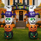 8.2 FT Cute Halloween Inflatables Pumpkin Archway Outdoor Decoration, Giant Blow Up Yard Arch Decorations With Built-in LED Lights For Holiday Party Front Yard Lawn Garden Decor - EX-STOCK Canada
