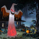 12ft 4pcs LED Lights Giant Scary Ghost Flames And Flashing Red Eyes Inflatable Halloween Decoration - EX-STOCK Canada