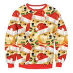 Autumn Winter Fashion Ugly Christmas Sweater Santa Elf Funny Pullover Womens Mens Print Sweaters Tops Clothing - EX-STOCK Canada