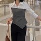 Chemise ajustée de style coréen pour le commute - EX-STOCK Canada