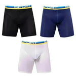 Anti-wear Ice Silk breathable Midway Boxer Beach swimming Underwear - EX-STOCK CANADA