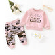 Two piece for girls Long Sleeve Sweater Camouflage Trousers Suit for girls - EX-STOCK Canada