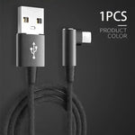 Mobile Phone Elbow Fast Charging Data Cable - EX-STOCK CANADA