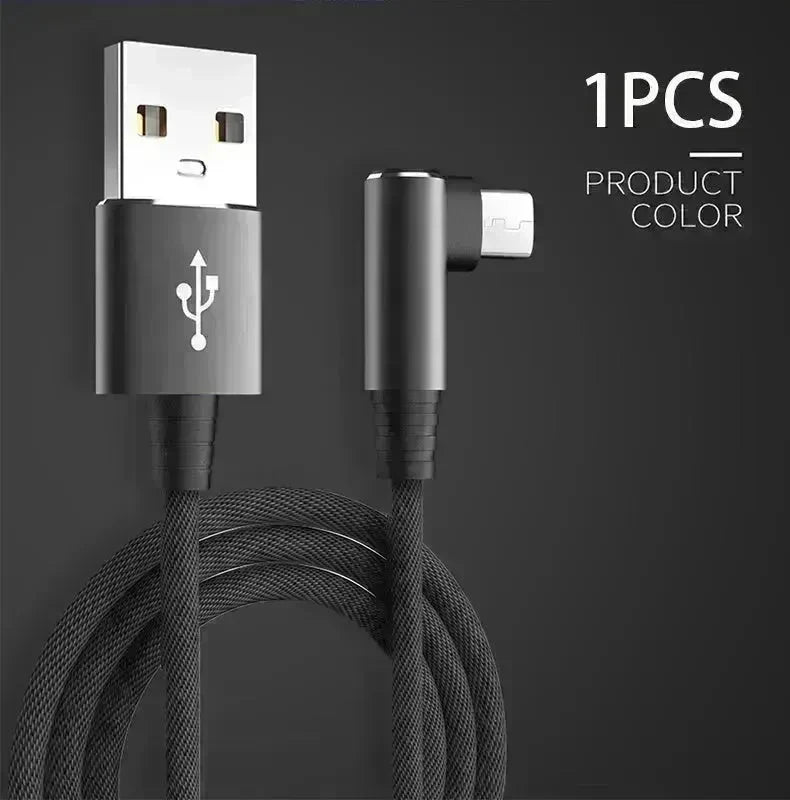 Mobile Phone Elbow Fast Charging Data Cable - EX-STOCK CANADA
