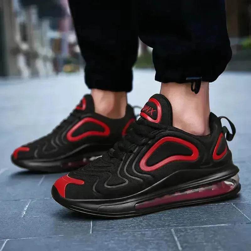 Men's Fashion Outfit Sneakers Air Cushion Outdoor Breathable Lace-up Sneakers Running Sports Shoes - EX-STOCK Canada