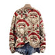 Women's Pullover Christmas Pattern Round Neck Sweatshirt EX-STOCK Canada 