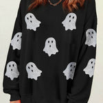 Halloween Ghost Top Loose Casual Pullover - EX-STOCK Canada