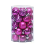 34 Christmas Ball Set 4cm Christmas Ornaments - EX-STOCK CANADA