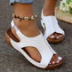 New Summer Wedges Sandals With Elastic Band Design Casual Fish Mouth Shoes For Women - EX-STOCK CANADA