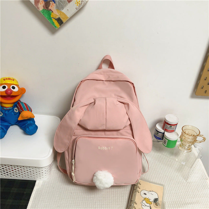All-match Korean Style Cute Bunny Ears Backpack EX-STOCK