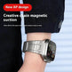 Replaceable Magnetic Metai Chain Watch Strap Suitable for iwatch - EX-STOCK Canada