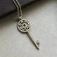 Diamond Garland Key Necklace For Women Reel Chain - EX-STOCK CANADA
