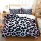 Printed Home Textile Animal Fur Grain Duvet Cover Pillowcase Three-piece Set EX-STOCK Canada 