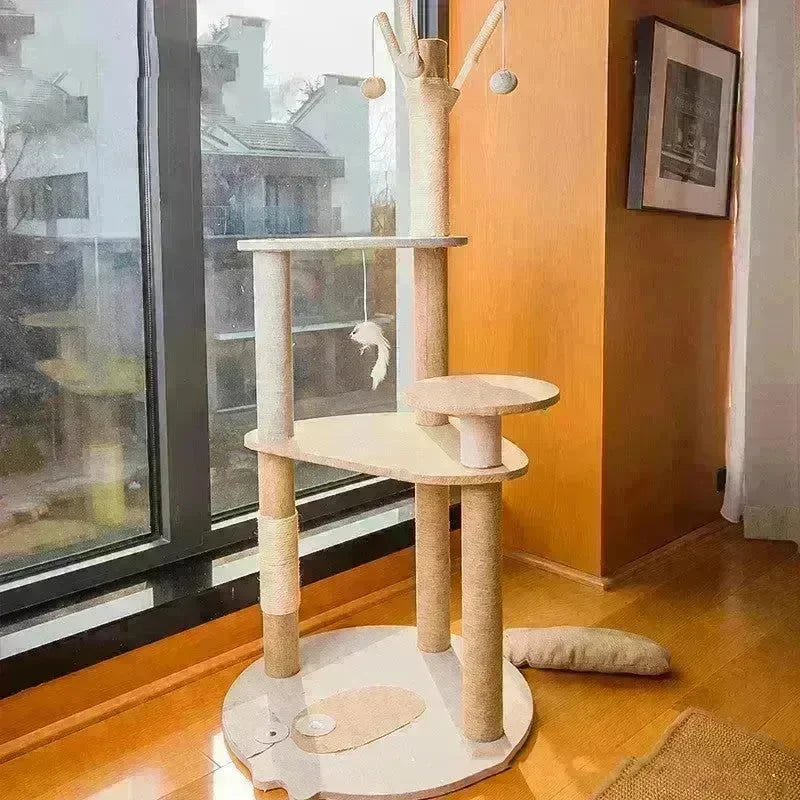 Cat Climbing Frame Large Integrated Shelf Cat Tree - EX-STOCK CANADA