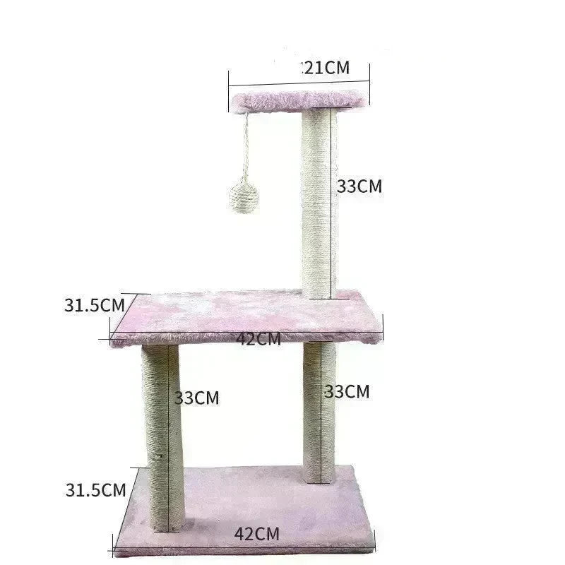 Cat Climbing Frame Litter Tree Integrated Grab - EX-STOCK CANADA