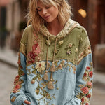 Women's Long Sleeve Hooded Sweatshirt Pullover Loose Casual Top EX-STOCK Canada 