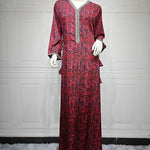 Vestido de moda para mujer con estampado árabe personalizado - EX-STOCK Canada