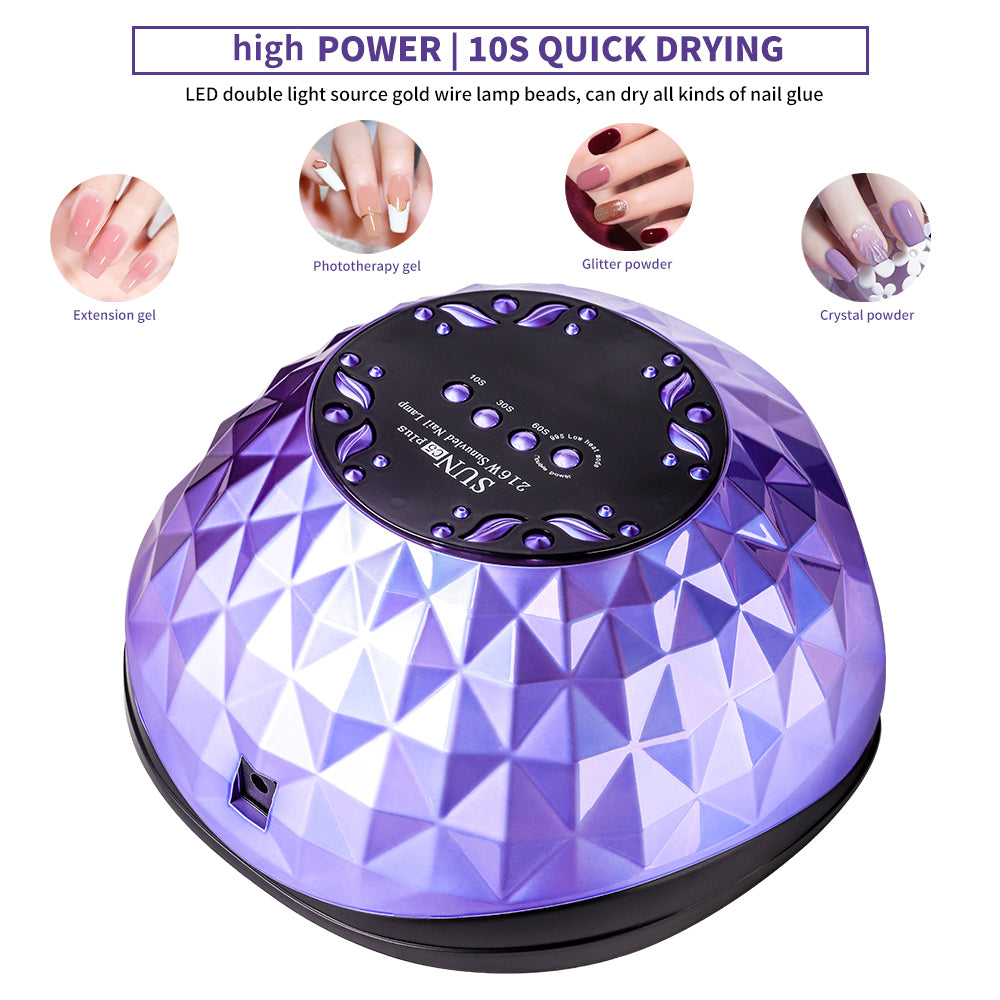 Nail Lamp, Nail Lamp Nail Dryer For All Gel Polish Fast Curing With 4 Timers Removable Base Large Space Automatic Nails Equipment EX-STOCK Canada 