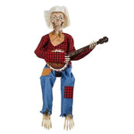 Halloween banjo skeleton decoration – product view 2