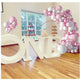 104-Piece Pink & White Balloon Garland Arch Kit – Wedding, Birthday & Baby Shower Party Decoration Set