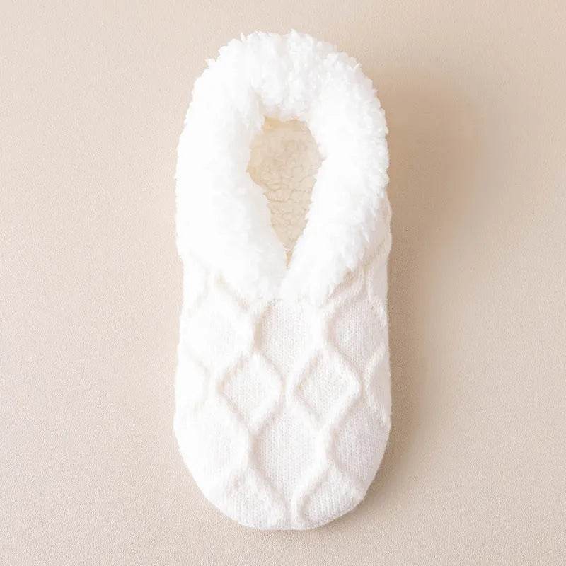 Winter Warm Short Cotton Slipper Socks Unisex Thicken Thermal Plush Home Floor Sock Soft Non-slip Grip Fuzzy Floor Fluffy Socks - EX-STOCK Canada