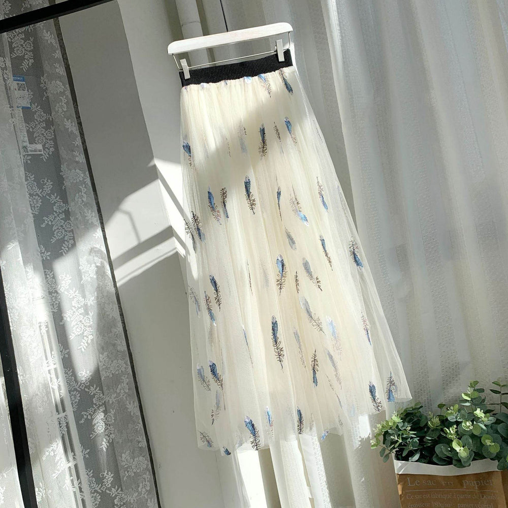 Women's Midi Organza Skirt Fairy Tutu Tulle Skirt - EX-STOCK Canada