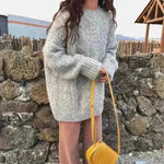 Autumn Winter Twist Knitted Pullover Sweater for WOMEN - EX-STOCK CANADA