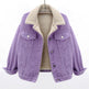 Lamb Wool Thickened Plus Velvet Denim Jacket Women EX-STOCK Canada 