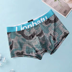 Ice Silk Men's Boxers Breathable Printed Boxer Briefs Mid waist - EX-STOCK Canada