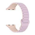 Iwatch Three-plant Silicone Two-color Watch Strap - EX-STOCK Canada