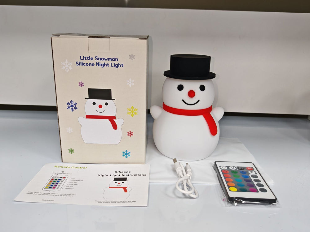 Christmas Ice Man Silicone Pat Lamp Remote Control Ambience Light EX-STOCK Canada 