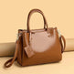 Simple Fashion Large Capacity Work Leather Handbag - EX-STOCK Canada