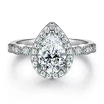Fashion Ring Set Ladies 925 Sterling Silver Combination Wedding Ring women - EX-STOCK CANADA
