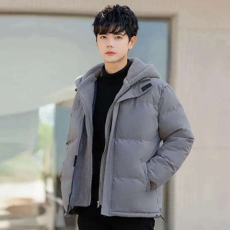 Polar Fleece Hooded Winter Rain Puffer Jacket for Men - EX-STOCK Canada