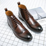 Rubber Brown Winter Boots Man | EX-STOCK product gallery photo 1