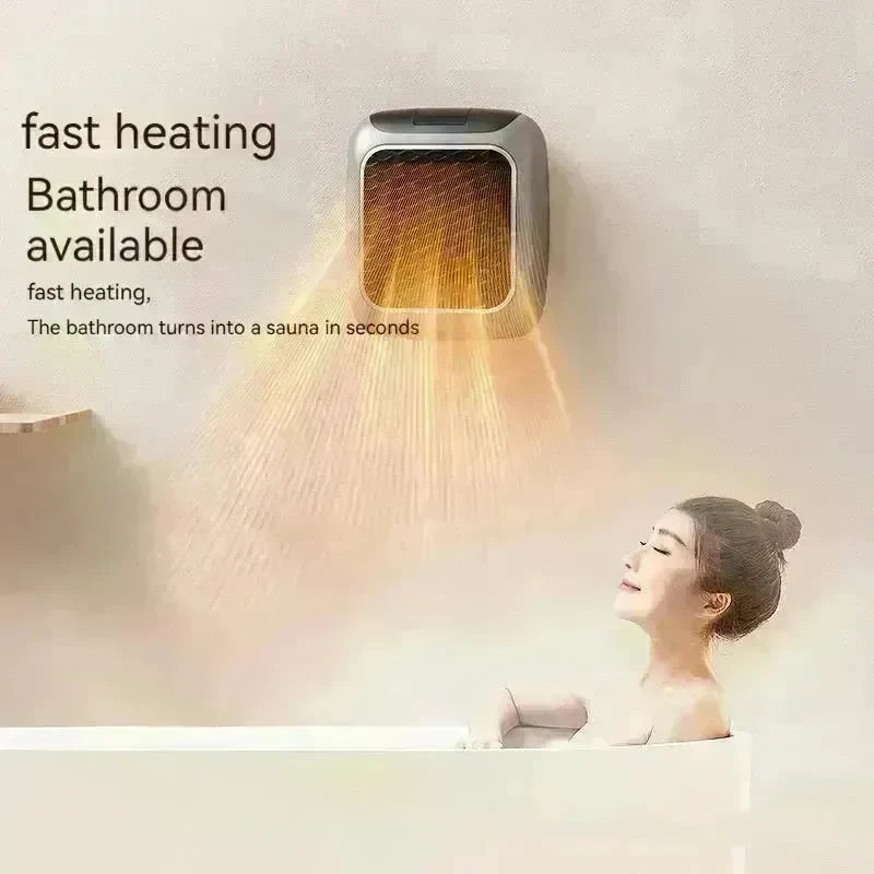 Remote Control Mini Fan Room House Space Heater Warm Artifact - EX-STOCK CANADA