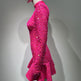 Women's Backless Rose Red Sequins Sweet Party Dinner Dress EX-STOCK Canada 