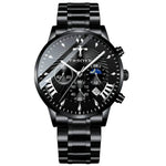Business Quartz Watch Leisure Calendar Men's Luminous Waterproof Watch - EX-STOCK Canada