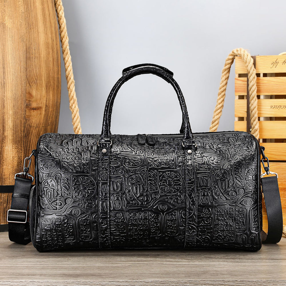 Retro Embossing Design Handbag For Men | EX-STOCK Canada 
