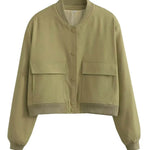 Fall Single Breasted Cashmere Cropped Jacket for women - EX-STOCK Canada