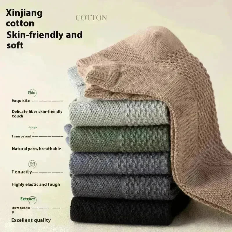 Cotton Anti-Pilling Ankle socks absorbing Invisible Tight Mesh Boat Socks - EX-STOCK CANADA