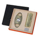 Embossed Portable Metal Alloy Cigar Cutter and Torch Lighter Gift box set - EX-STOCK Canada