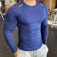 Muscle Fitted Elastic Long sleeve Running Workout Gym T-shirt for men - EX-STOCK Canada