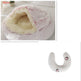 2 In 1 Dog And Cat Bed Pet Winter Bed Round Plush Warm Bed House Soft Long Plush Pets Bed Pet Products EX-STOCK Canada 