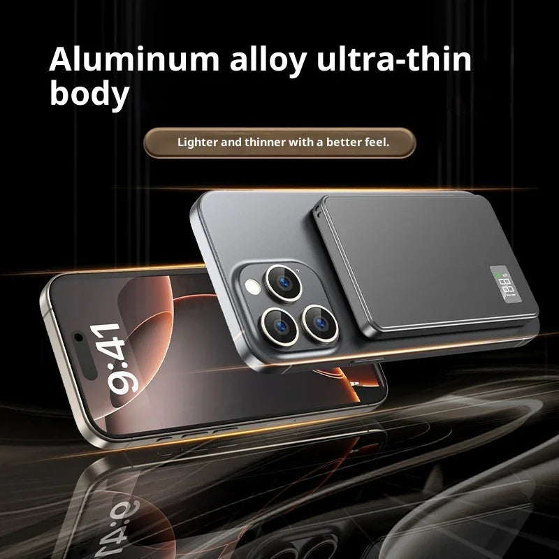 Ultra-thin Fast Charging Magnetic Power Bank With Built-in Cable EX-STOCK Canada 