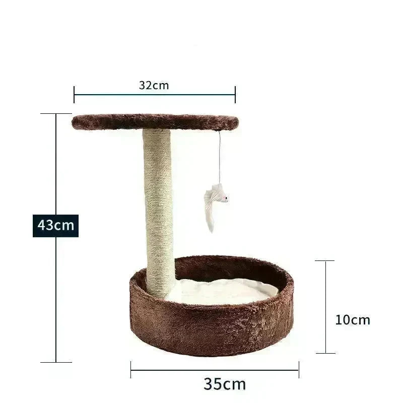Cat Climbing Frame Litter Tree Integrated Grab - EX-STOCK CANADA