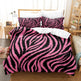 Printed Home Textile Animal Fur Grain Duvet Cover Pillowcase Three-piece Set EX-STOCK Canada 